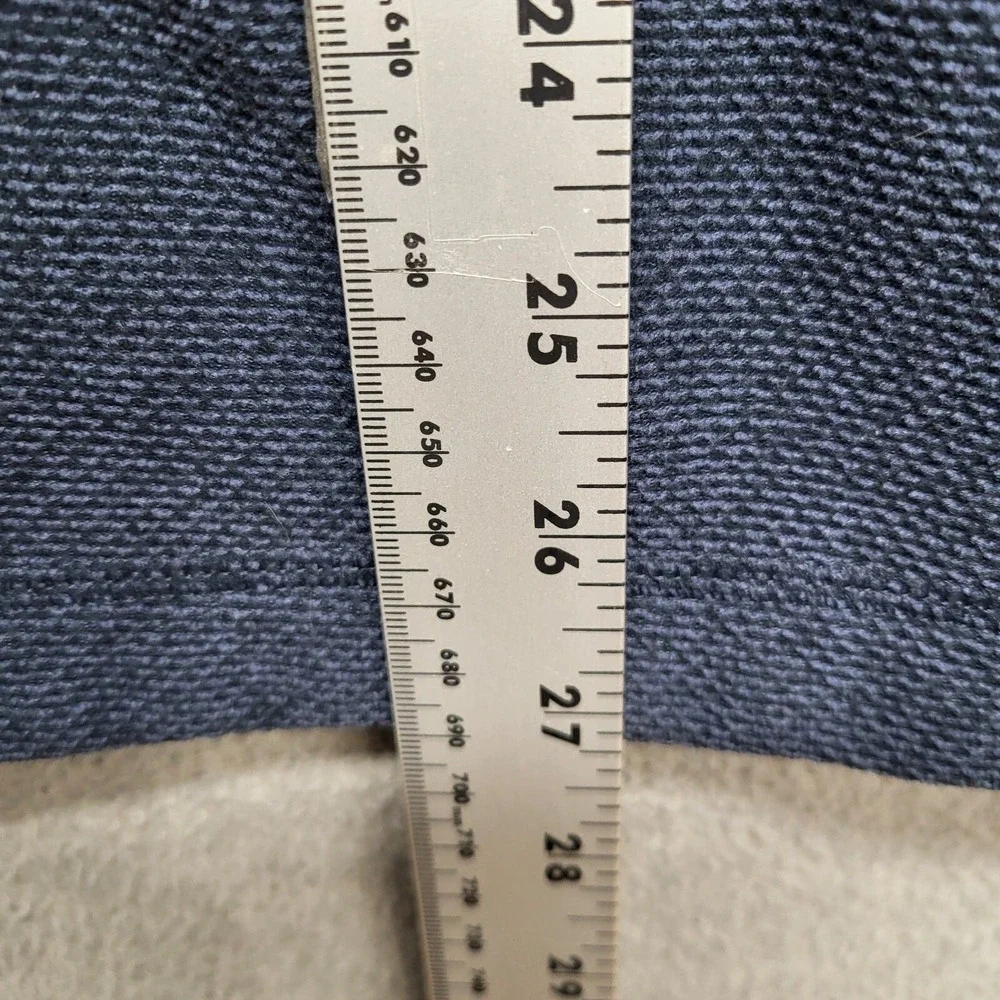 The North Face Men‎ Sweatshirt Large Blue Solid Logo 1/4 Zip Pullover